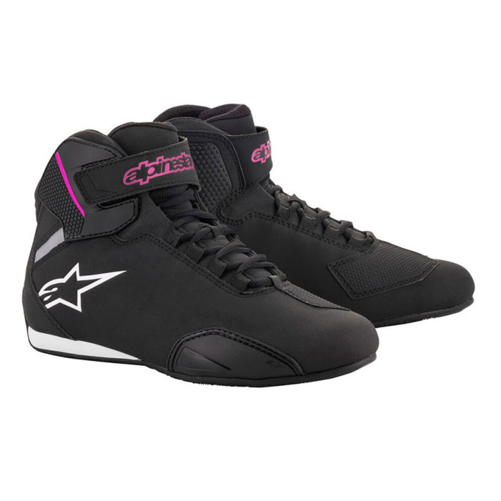 (9.5) Alpinestars Stella Sektor Ladies Shoes / Fuchsia Black 8033637965949