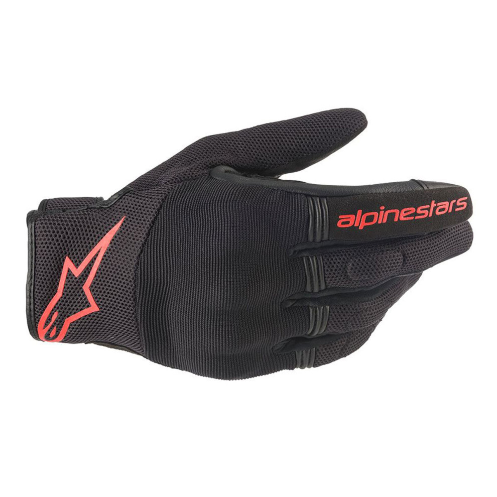(Xl) Alpinestars Copper Textile Gloves Black / Fluo Red Black,Red 8059175099656