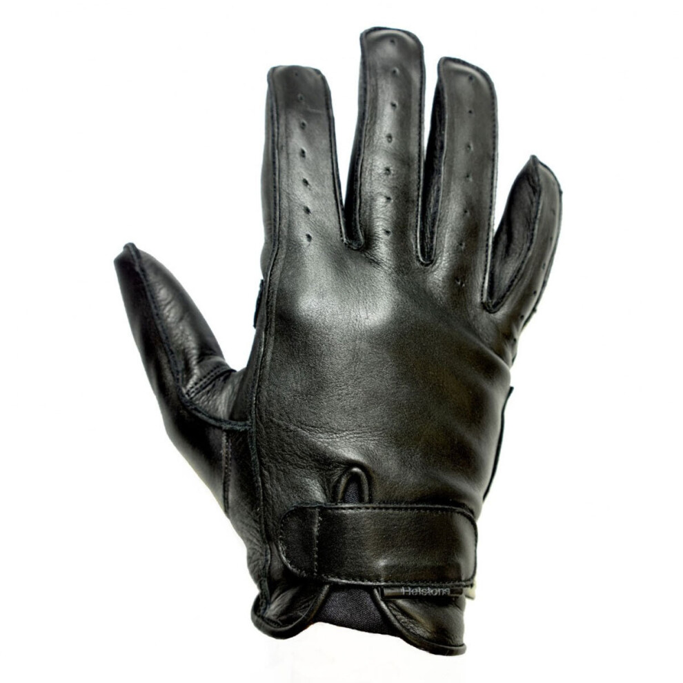 (2Xl) Helstons Hiro Summer Leather Gloves Black 3662136054752