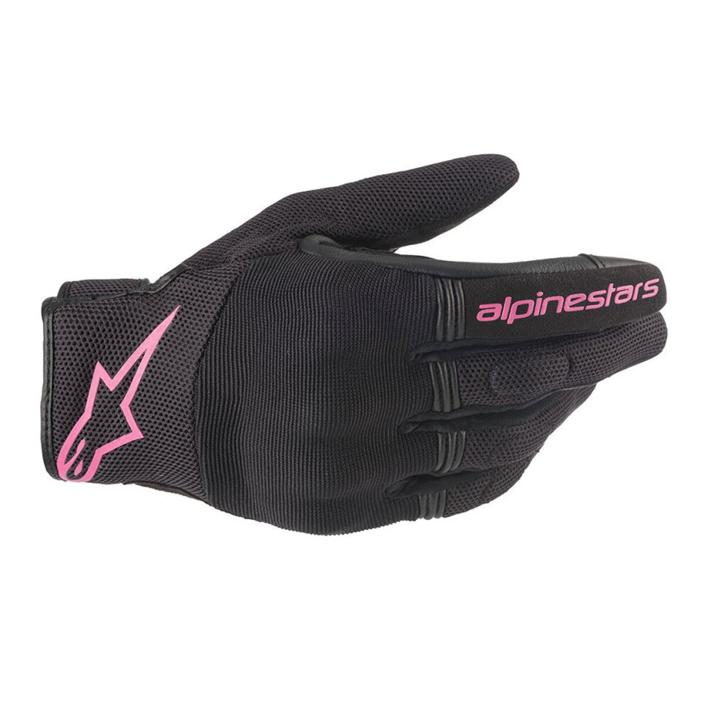 (S) Alpinestars Stella Copper Ladies Textile Gloves Black / Fuchsia Pink,Black 8059175099809