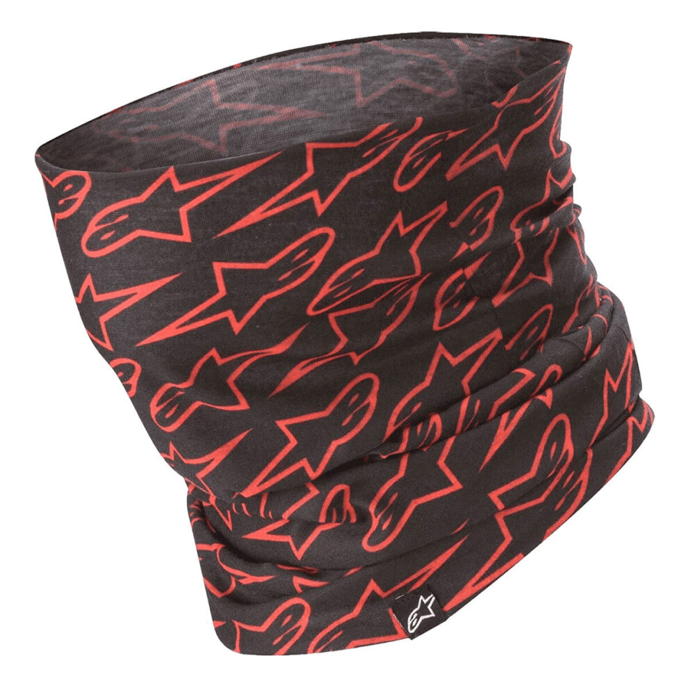 Alpinestars Men's Black/Red Astars Neck Tube - Image 6