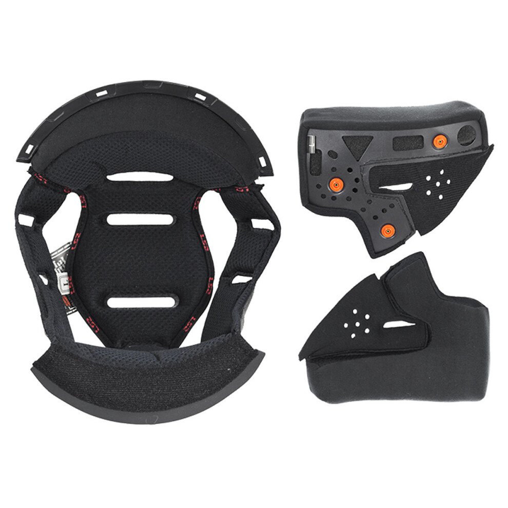 (2Xs) Ls2 2016 Replacement Liner Kit For Ff320 Stream Evo Helmets Black 6934432848050