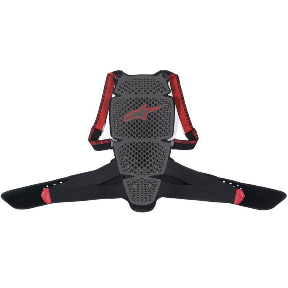 Alpinestars Black (L) Nucleon Kr-Cell Back Protector Smoke / / Red Large