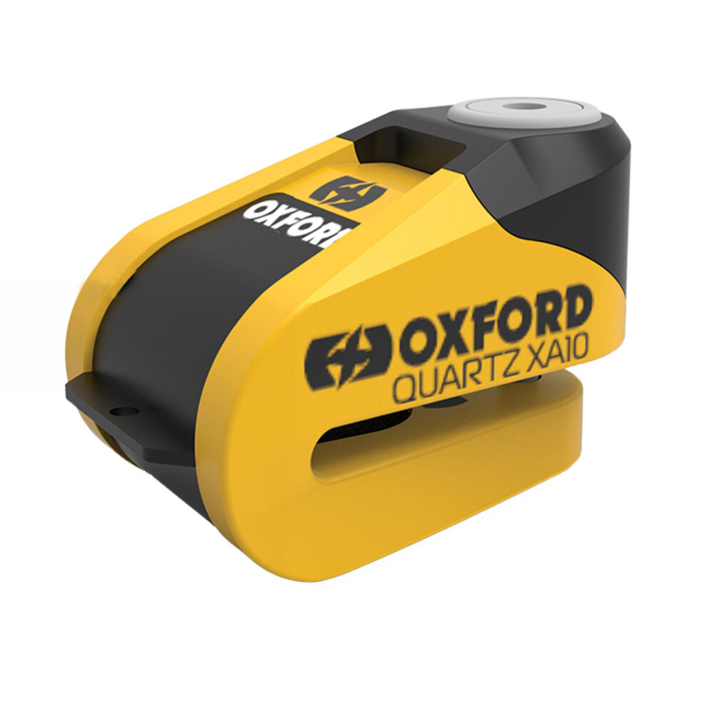 Oxford Quartz Xa10 Alarm Disc Lock / Yellow/Black 5030009095160
