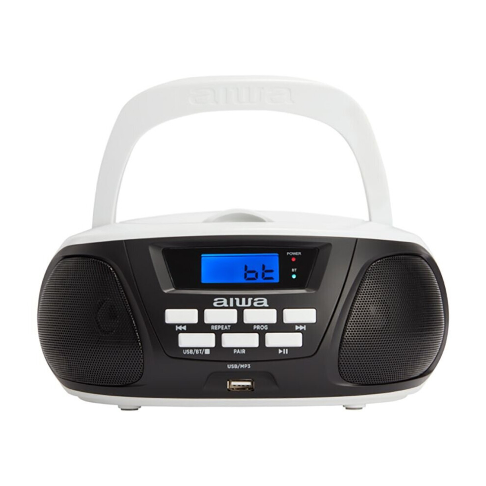 Aiwa Bbtu-300Black And Am/Fm Mp3/Usb Portable Cd White 8435256897265