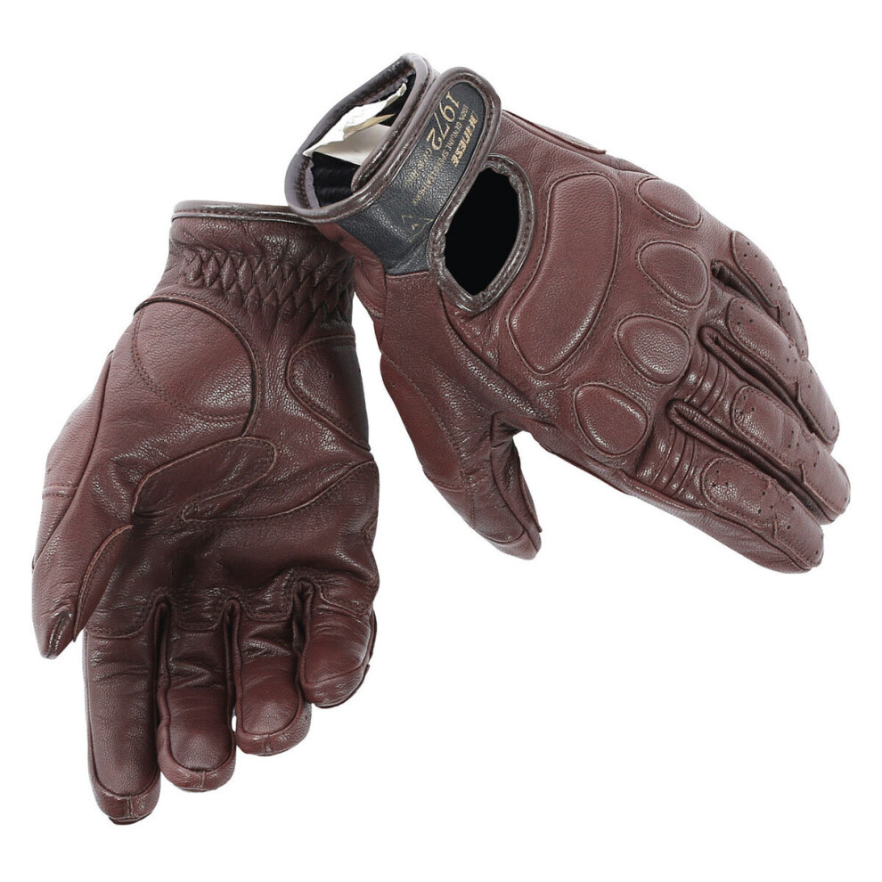 (2Xl) D - Dainese Blackjack Leather Gloves Dark Brown 8033431058908