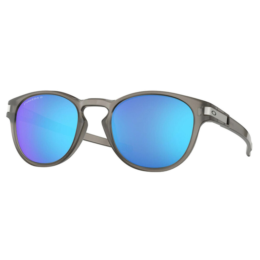 Oakley Latch Matte Grey Ink Sunglasses With Prizm Sapphire Polarized Lenses – Oo9265-3253
