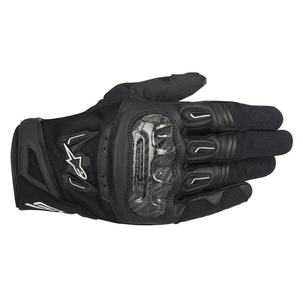 (Xl) Alpinestars Smx-2 Air Carbon V2 Leather Gloves Black 8021506612100