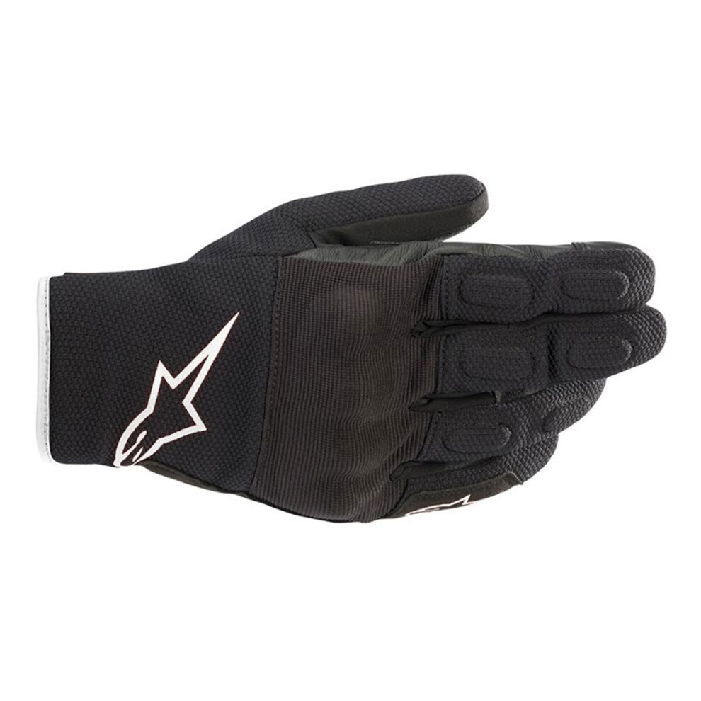(3Xl) Alpinestars S Max Drystar Textile Gloves / White Black 8059175098987