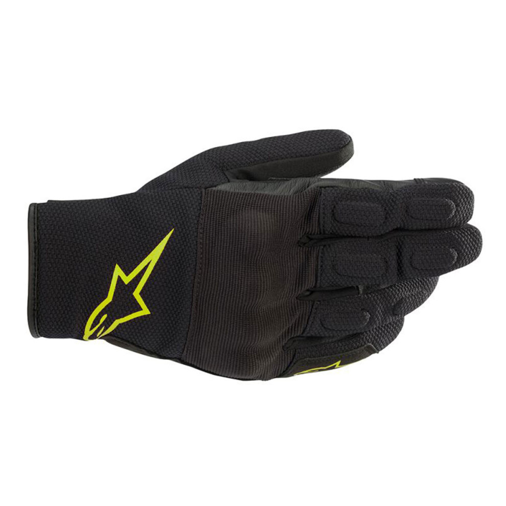 (3Xl) Alpinestars S Max Drystar Textile Gloves / Fluo Yellow Black 8059175099052