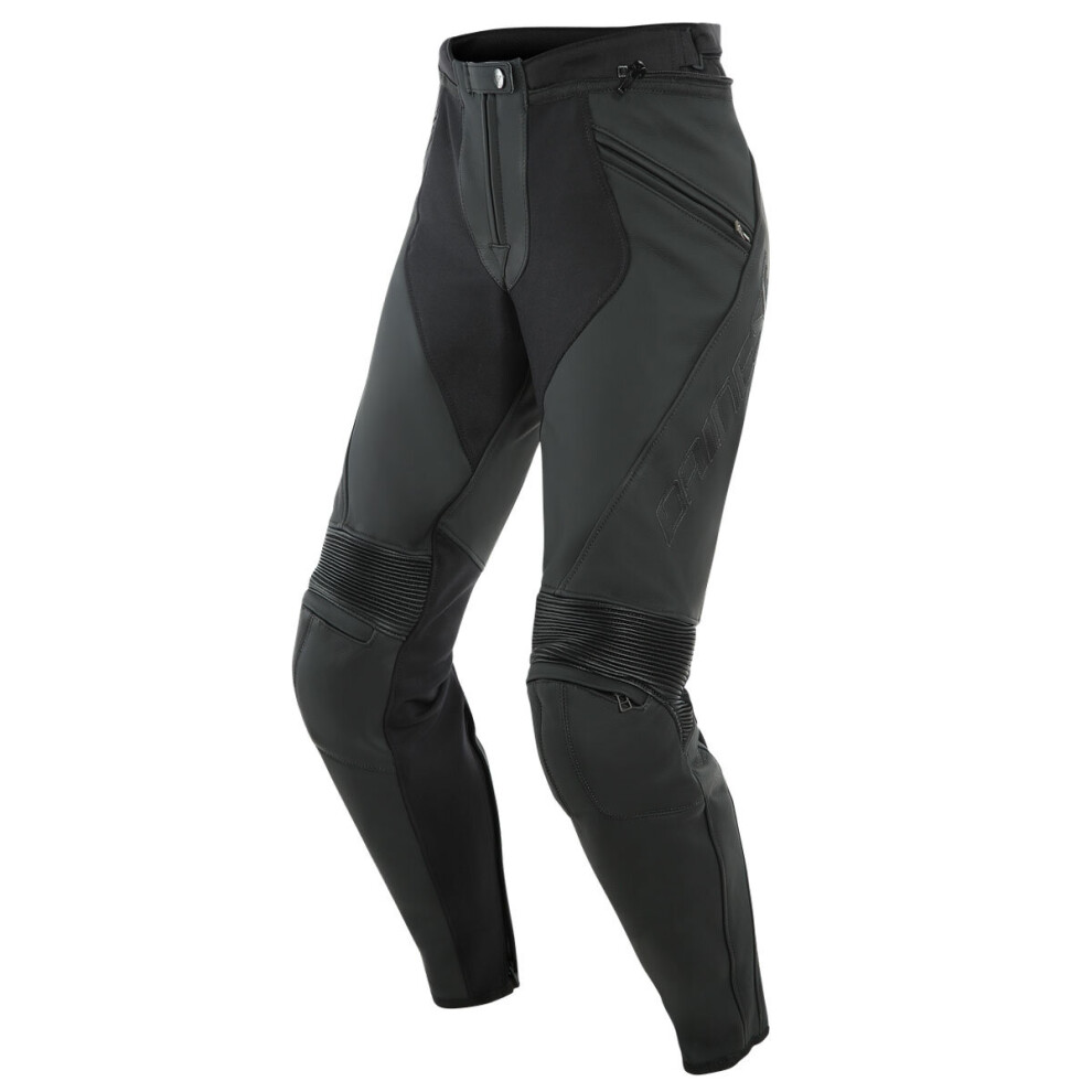 (54) D - Dainese Pony 3 Ladies Leather Trouser Matt Black 8051019132444