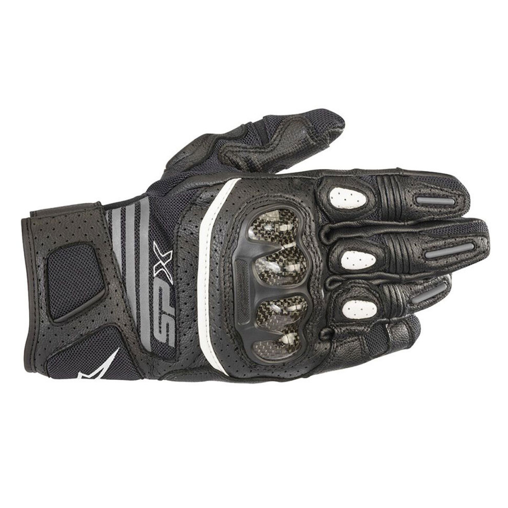 (Xs) Alpinestars Stella Sp-X Air Carbon V2 Ladies Leather Gloves / Anthracite Black 8033637972145