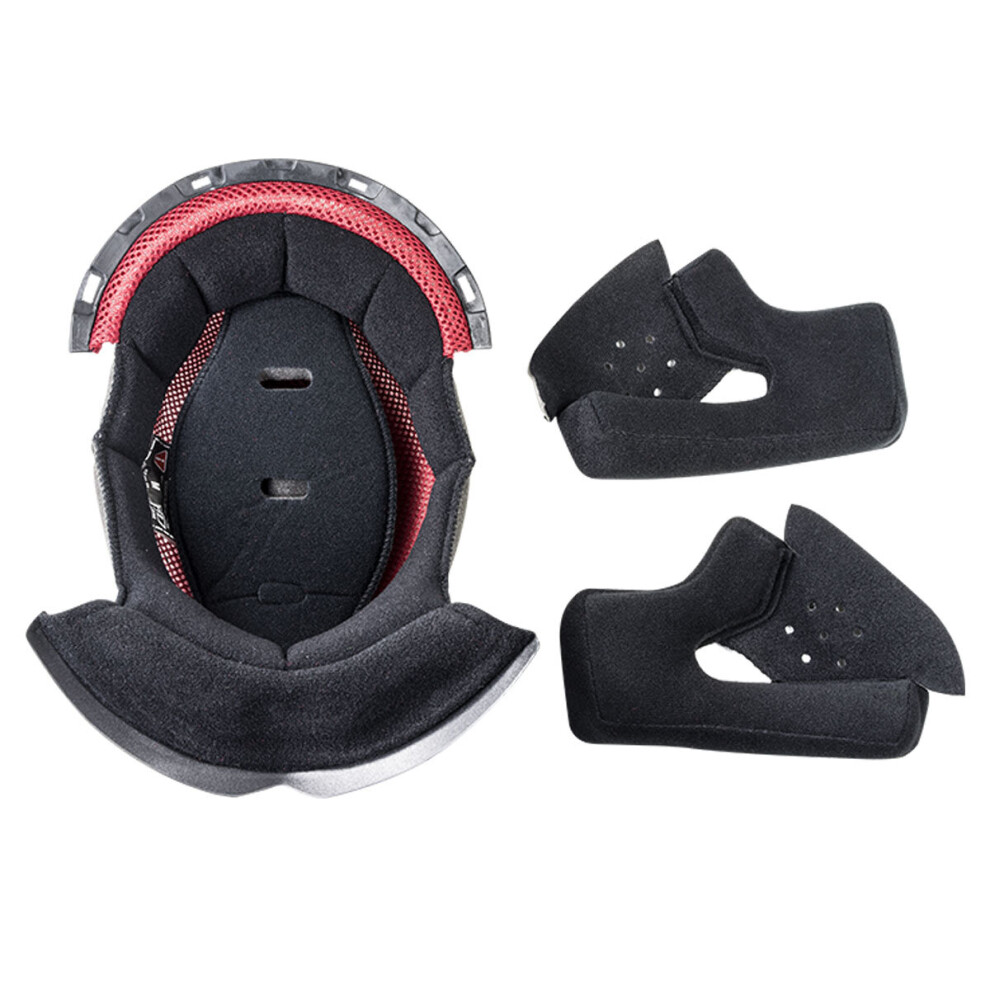 (2Xl) Ls2 Replacement Liner Kit For Ff353 Rapid Helmets Black 6934432847060