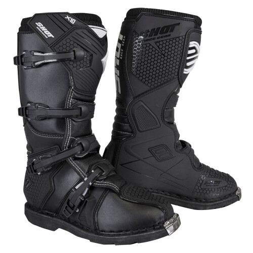 (47) Shot 2020 X10 2.0 MX Leather Boots Black