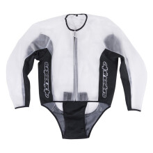 (XL) Alpinestars Racing Rain Over Jacket Clear / Black