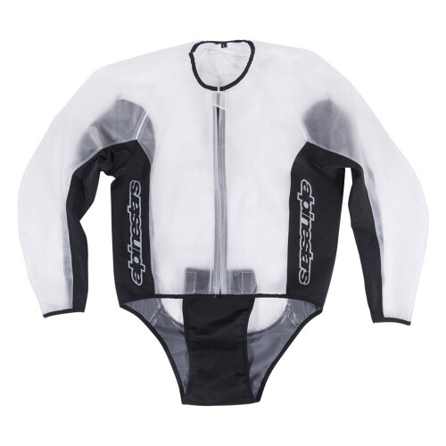 (XL) Alpinestars Racing Rain Over Jacket Clear / Black