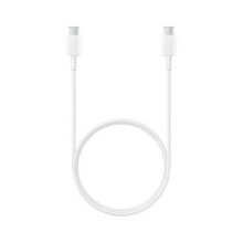 (White) Samsung USB-C to USB-C Cable (1m)
