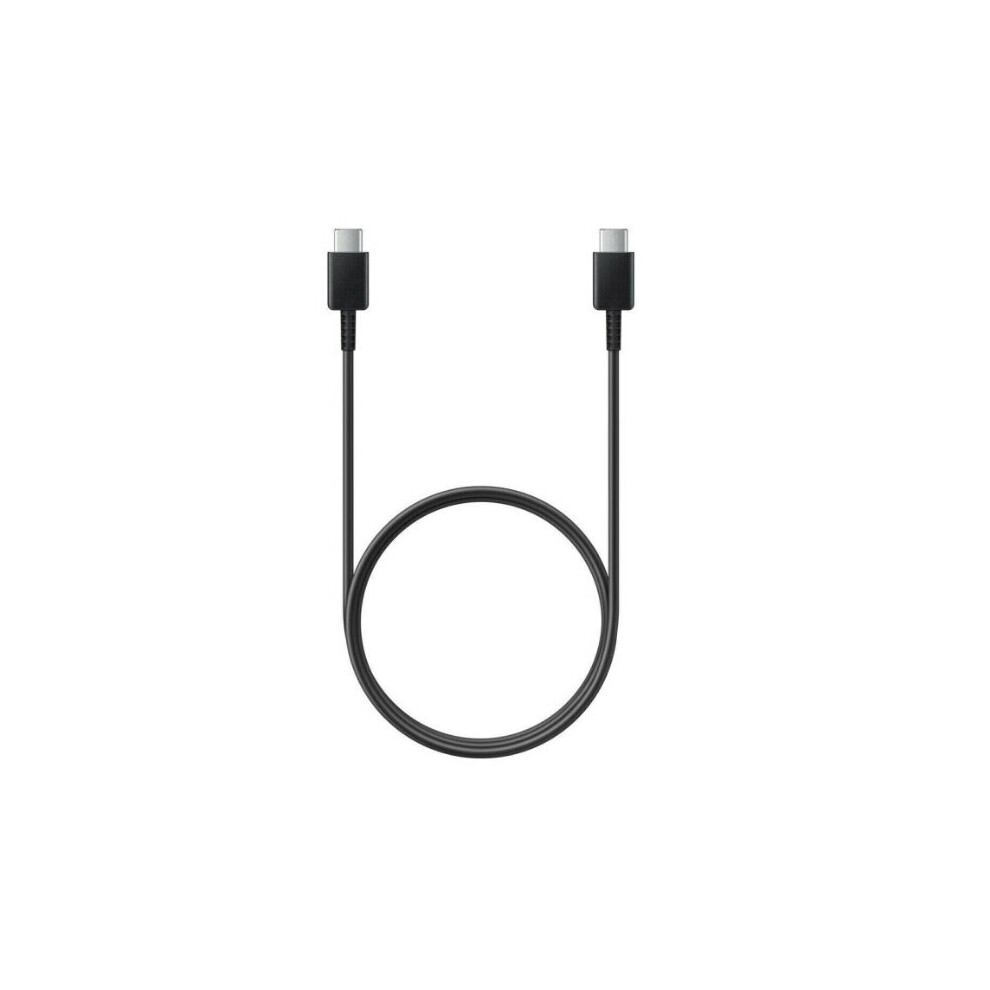 (Black) Samsung USB-C to USB-C Cable (1m)