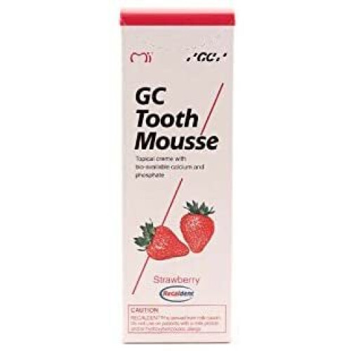 Gc GC Tooth Mousse Toothpaste 35ml Strawberry, Pack of 2 (2X 36ml)