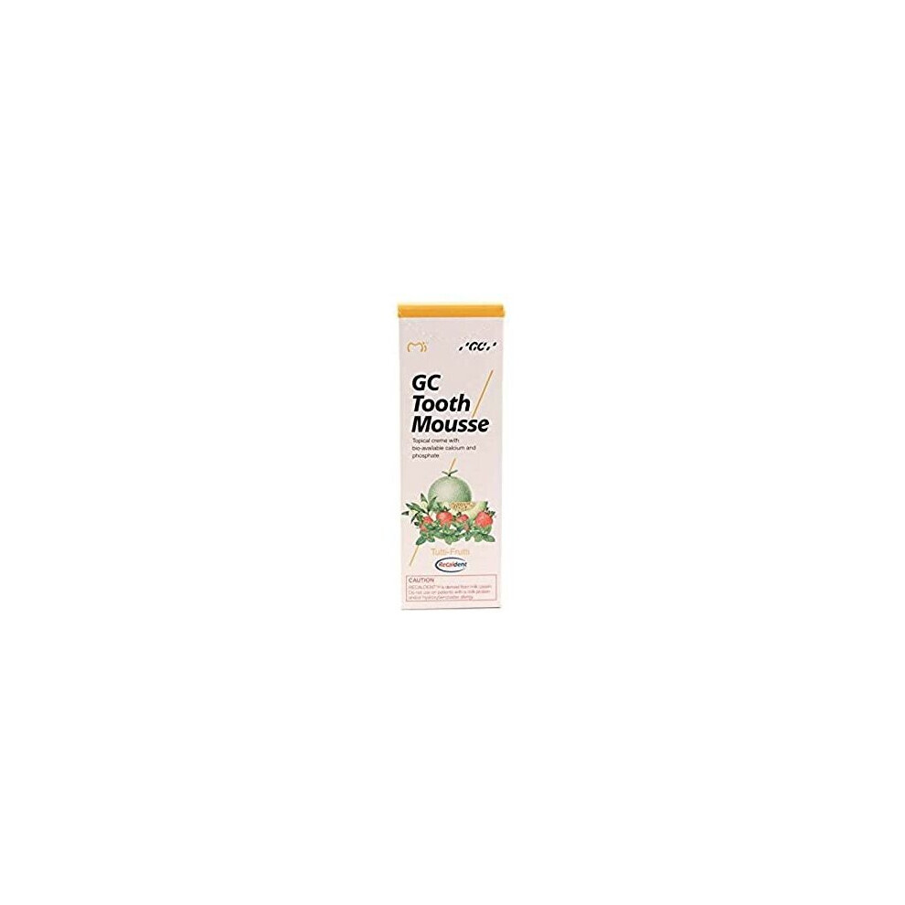 GC Tooth Mousse Toothpaste Tutti-Frutti, Pack of 1 (1 x 41 g)