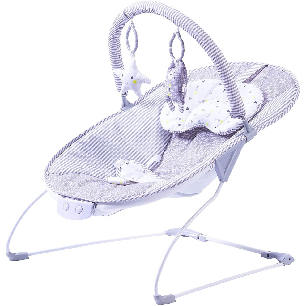 Baby Linen Cozy Bouncer Suitable from birth Musical and soft vibrate