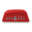 Wecker mit zwei Alarmen und USB-Ladeanschluss, Rot 2