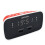 Wecker mit zwei Alarmen und USB-Ladeanschluss, Rot 1