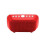 Wecker mit zwei Alarmen und USB-Ladeanschluss, Rot 3