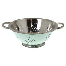 Stainless Steel Colander Vegetable Salad Pasta Spaghetti Drainer Strainer Mint