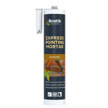 BOSTIK 310ml Express Cement Pointing Mortar Grey Durable Masonry Repair