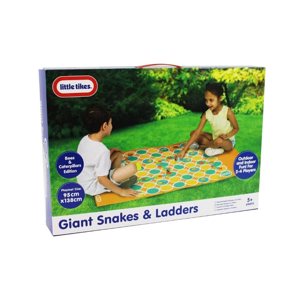 Little Tikes Giant Snakes And Ladders Game - Bees And Caterpillars Edition