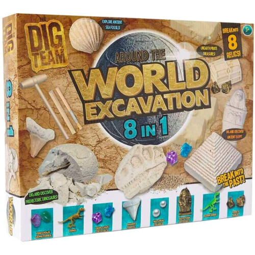 Grafix 8 In 1 World Excavation Dig Kit
