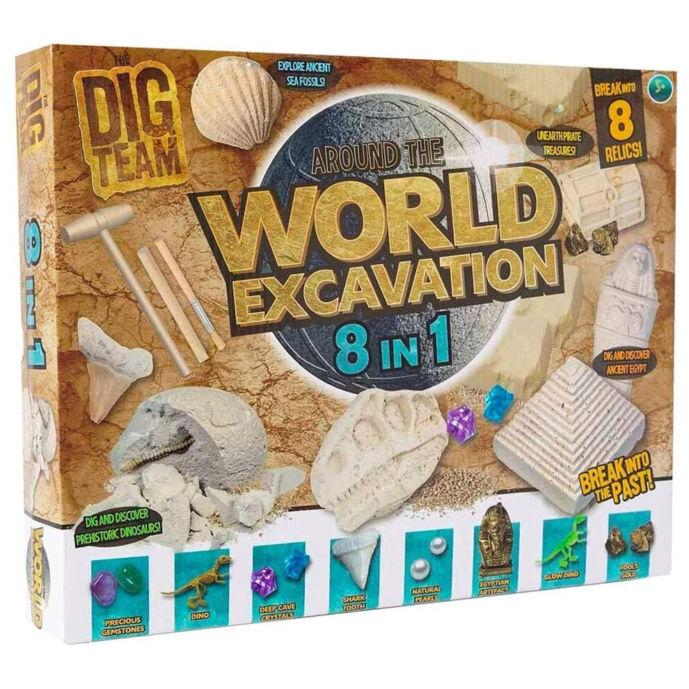 Grafix 8 In 1 World Excavation Dig Kit