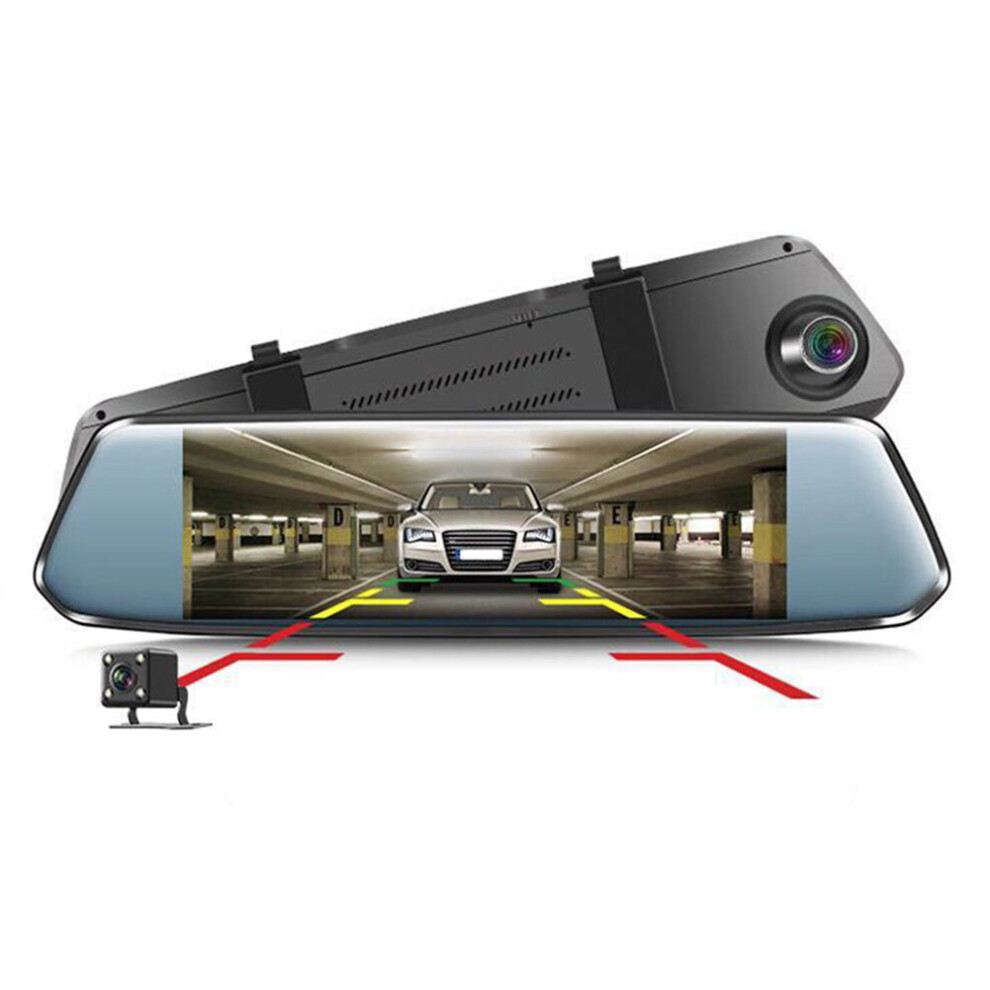 1080p HD 7 inch Car Rearview Mirror Night Vision DVR Dash Cam Rear View Camera Rearview Mirror Tachograph Reverse