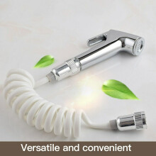 (1 PCS) Bidet Shattaf Douche Spray Chrome Hygienic Toilet Shower Head Hose Set Muslim