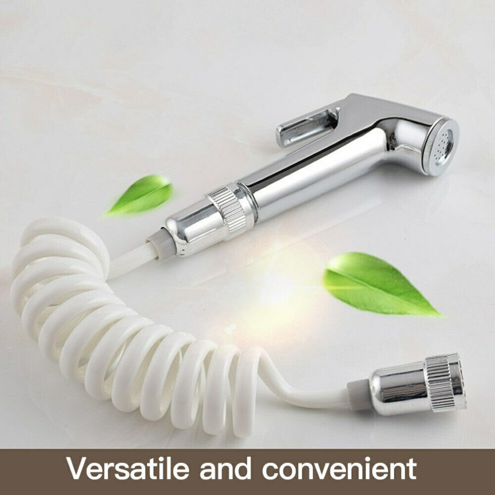 Photos - Toilet Accessory  Bidet Shattaf Douche Spray Chrome Hygienic Toilet Shower Head Hose Set Muslim(1 PCS)