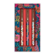 Liberty London Floral Everyday Pen Set - Elegant Floral Pens for Daily Writing