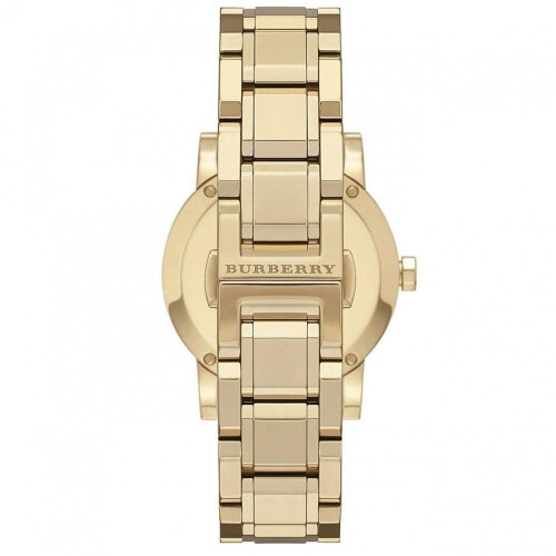 Burberry Burberry BU9227 Γυναικείο ρολόι από χρυσό ανοξείδωτο ατσάλι με αναλογικό χαλαζία 2