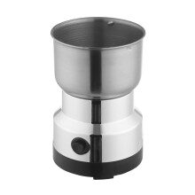 220V Electric Coffee Grinder 150W Stainless Steel Blade Quick 10-Second Crush Transparent Lid Low Noise Grinds Beans Nuts Spices UK Plug