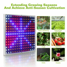 Lámpara LED de cultivo de 2000W, hidroponía, espectro completo, interior, para flores y hortalizas, panel de lámpara