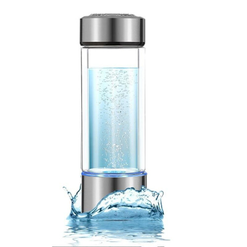 (Blue) Portable Hydrogen Water Generator Ionizer Maker Rechargeable Super Hydrogen Bottle 1