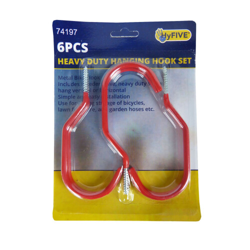 Hyfive Storage Hook Set - For Bikes Or Tools - Various Qtys Available 1