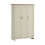 Timber Art Design UK Lisbon 2 Piece Bedroom Set 3 Doors Wardrobe 2 Drawer Bedside Table Cream 7