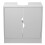 (White) Partial Pedestal Bathroom Under Cupboard Storage 2