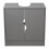 (Grey) Partial Pedestal Bathroom Under Cupboard Storage 4