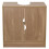 (Oak) Partial Pedestal Bathroom Under Cupboard Storage 2