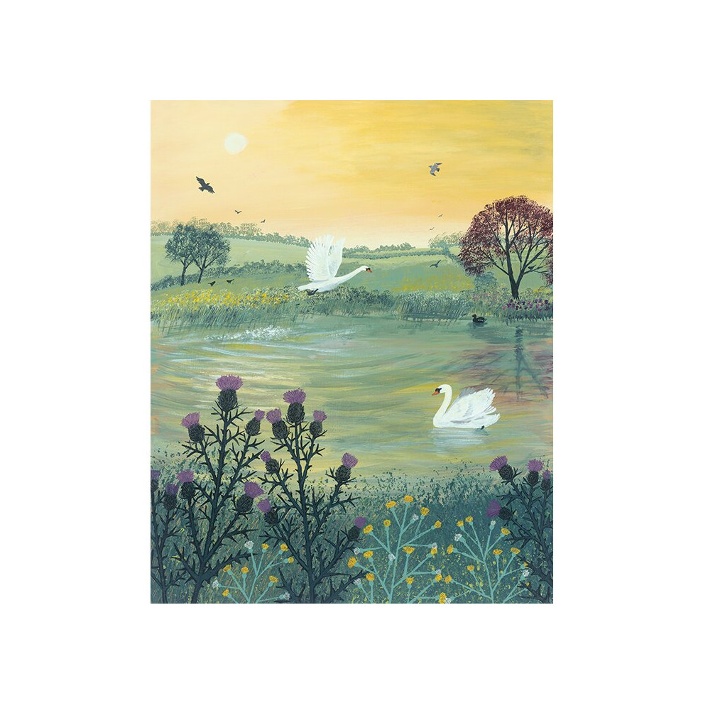 Jo Grundy (Morning Flight) 40 x 50 x 4cm Canvas Print