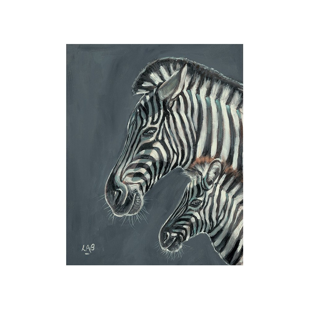 Louise Brown (Z is for Zebra) 40 x 50 x 4cm Canvas Print