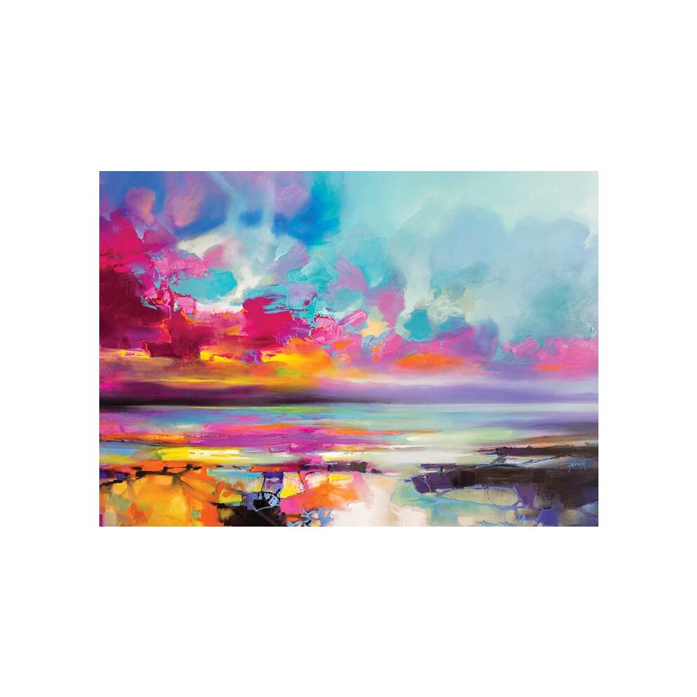 The Art Group Scott Naismith (Da Capo ) 85 X 120 X 4Cm Canvas Print Magenta
