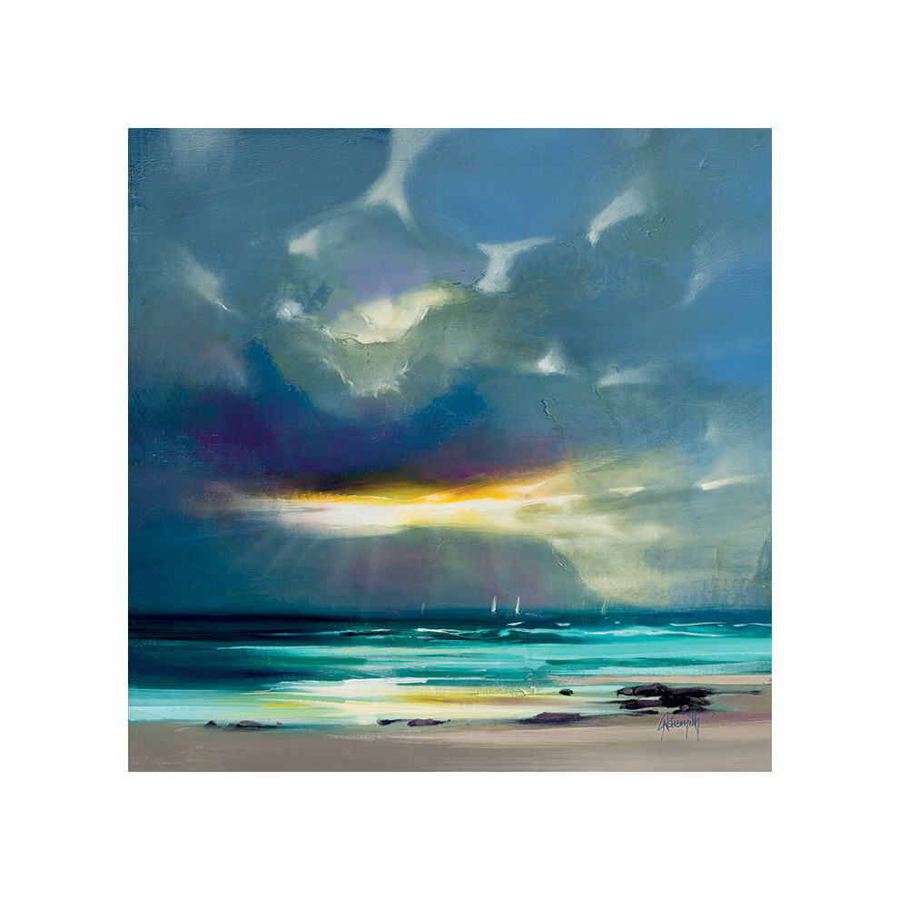 Scott Naismith (West Coast Blues II) 85 x 85 x 4cm Canvas Print